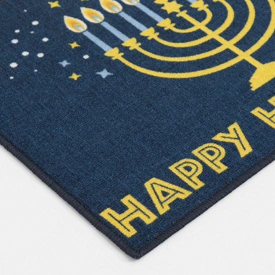 Loomaknoti Home Menorah & Stars 20'' X 30'' Mat - Image 6