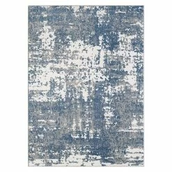 Loomaknoti Muroe Blue And Light Gray Rug