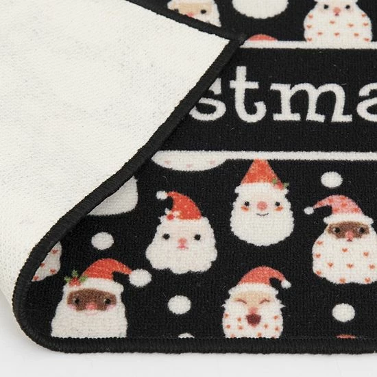 Loomaknoti Home Merry Santa Faces 20'' X 30'' Mat - Image 5
