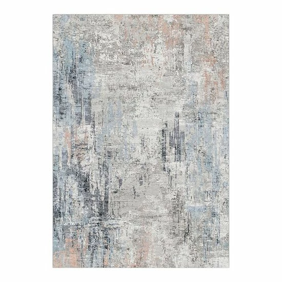 Loomaknoti Lonnie Faux Fur Area Rug Blue - Image 8