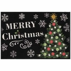 Loomaknoti Home Merry Tree Tidings 20'' X 30'' Mat