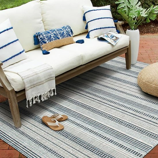 Loomaknoti Home Lavine Indoor Outdoor Area Rug - Image 2