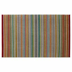 Loomaknoti Terrace Tropic Santee Striped Indoor Outdoor Rug