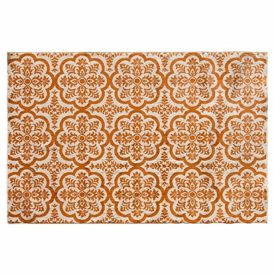 Loomaknoti Terrace Tropic Contoy Medallion Indoor Outdoor Rug Green - Image 3