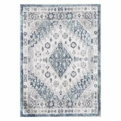 Loomaknoti Fentida Pale Cream And Light Grey Area Rug