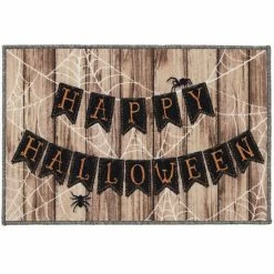 Loomaknoti Home Happy Halloween Banner 20'' X 30'' Mat